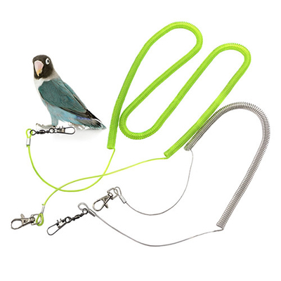 पारदर्शी हरे पक्षी फ्लाइंग रस्सी प्लास्टिक कवर स्टील वायर पक्षी सुरक्षा रस्सी का विस्तार